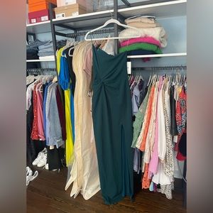 NWT Nookie Teal floor-length dress